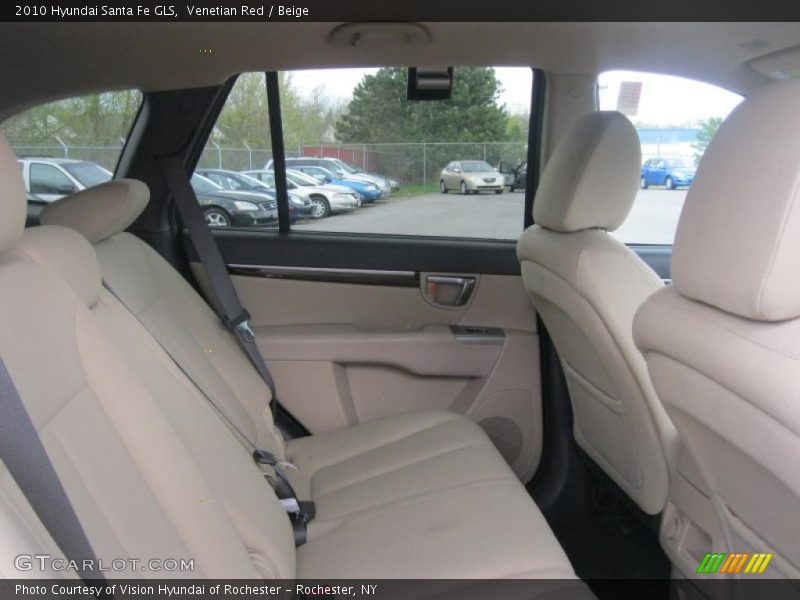 Venetian Red / Beige 2010 Hyundai Santa Fe GLS