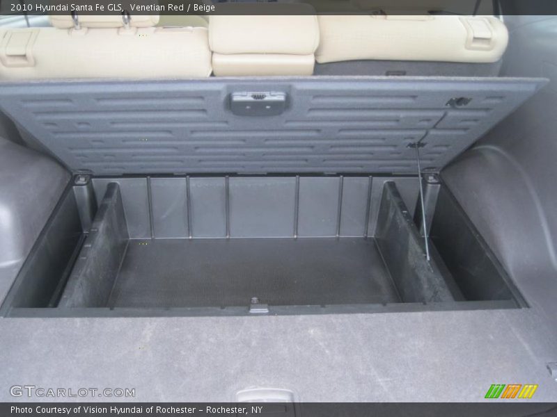 Venetian Red / Beige 2010 Hyundai Santa Fe GLS
