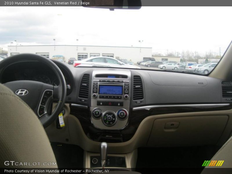 Venetian Red / Beige 2010 Hyundai Santa Fe GLS