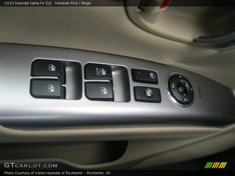 Venetian Red / Beige 2010 Hyundai Santa Fe GLS
