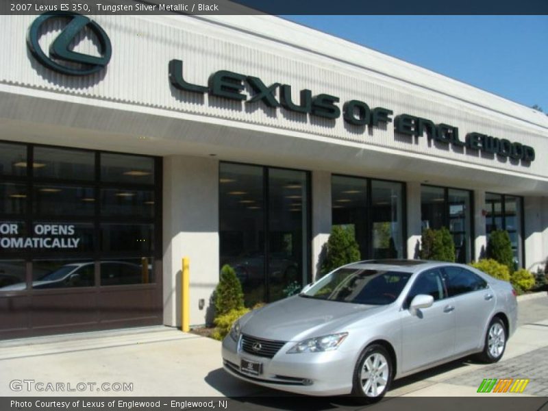 Tungsten Silver Metallic / Black 2007 Lexus ES 350