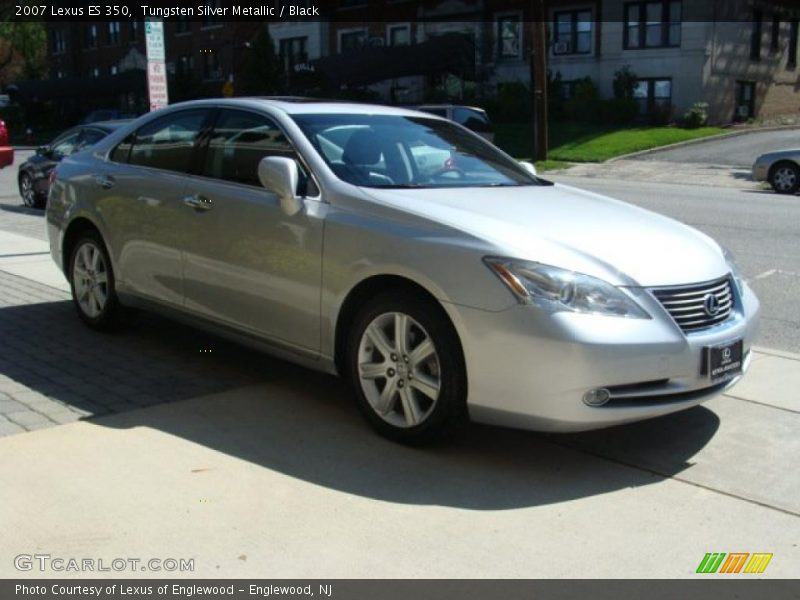 Tungsten Silver Metallic / Black 2007 Lexus ES 350