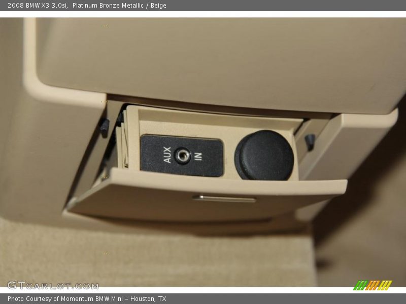 Platinum Bronze Metallic / Beige 2008 BMW X3 3.0si