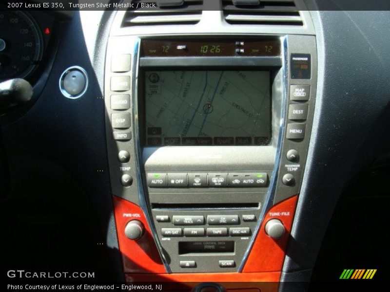 Tungsten Silver Metallic / Black 2007 Lexus ES 350