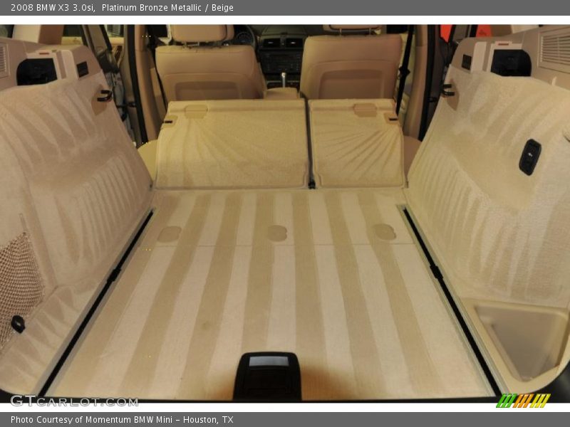 Platinum Bronze Metallic / Beige 2008 BMW X3 3.0si