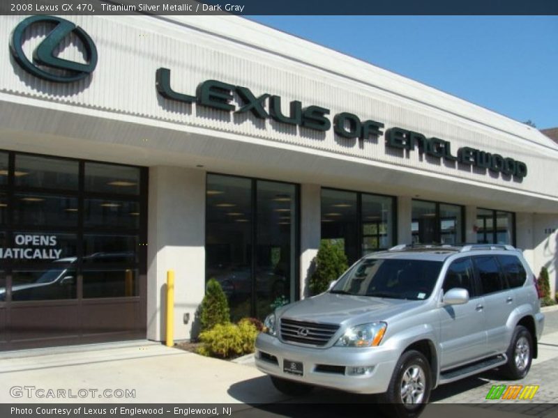 Titanium Silver Metallic / Dark Gray 2008 Lexus GX 470