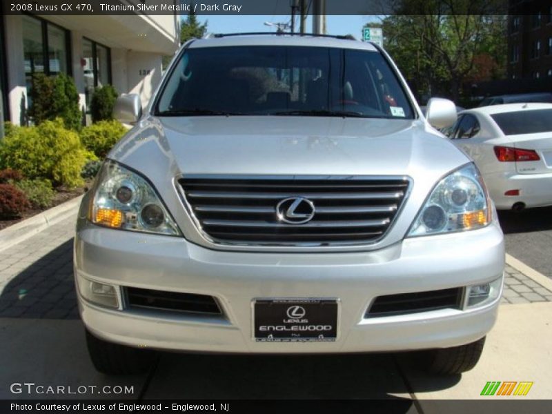 Titanium Silver Metallic / Dark Gray 2008 Lexus GX 470