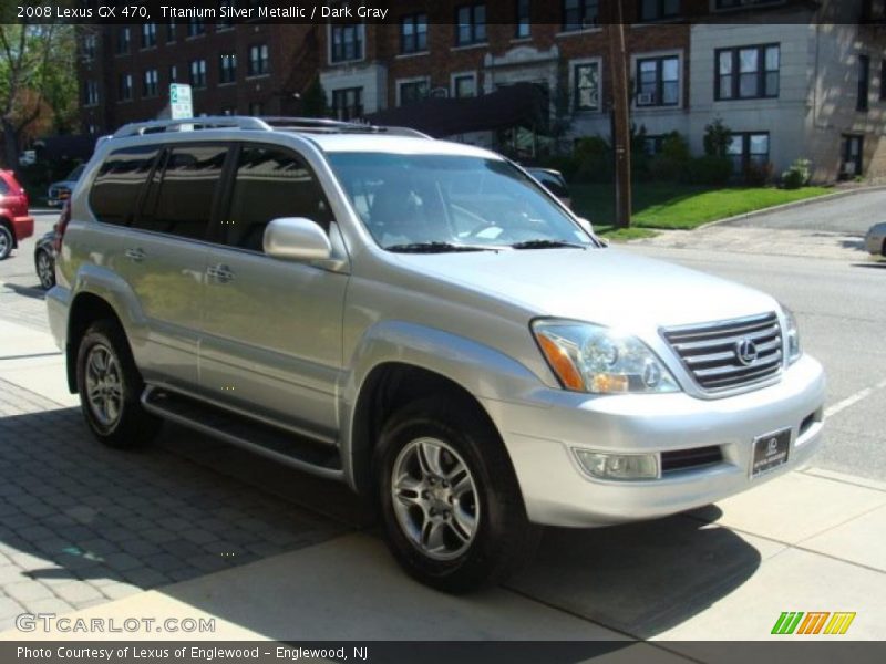 Titanium Silver Metallic / Dark Gray 2008 Lexus GX 470