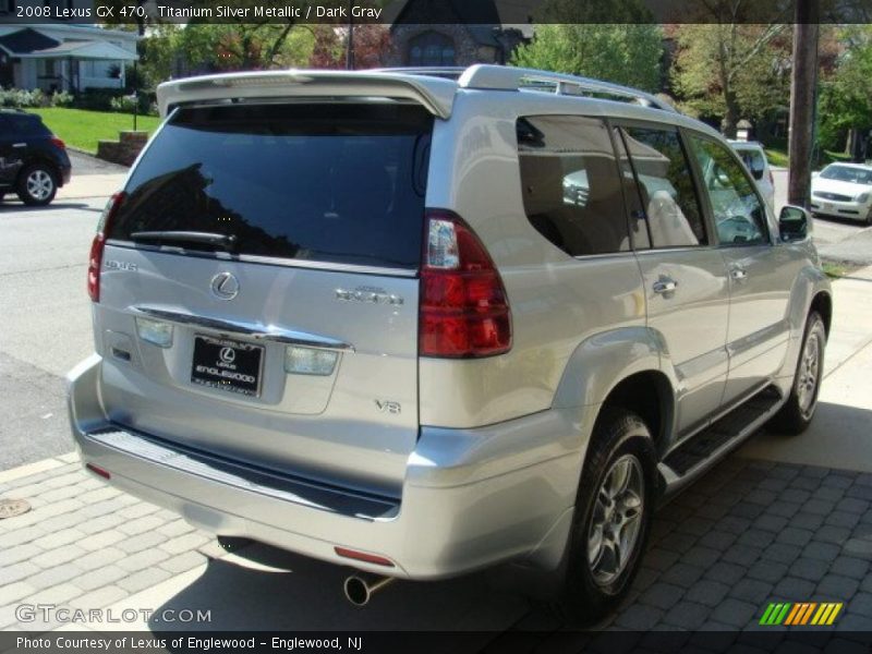 Titanium Silver Metallic / Dark Gray 2008 Lexus GX 470