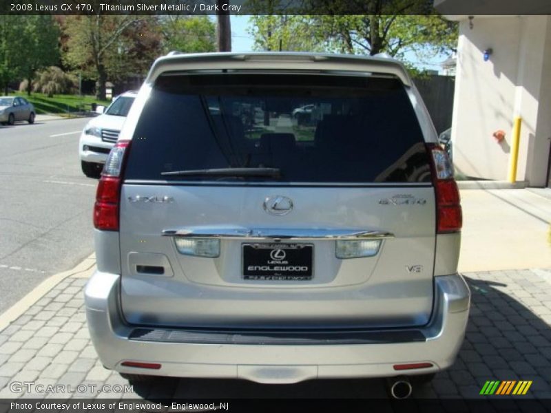 Titanium Silver Metallic / Dark Gray 2008 Lexus GX 470