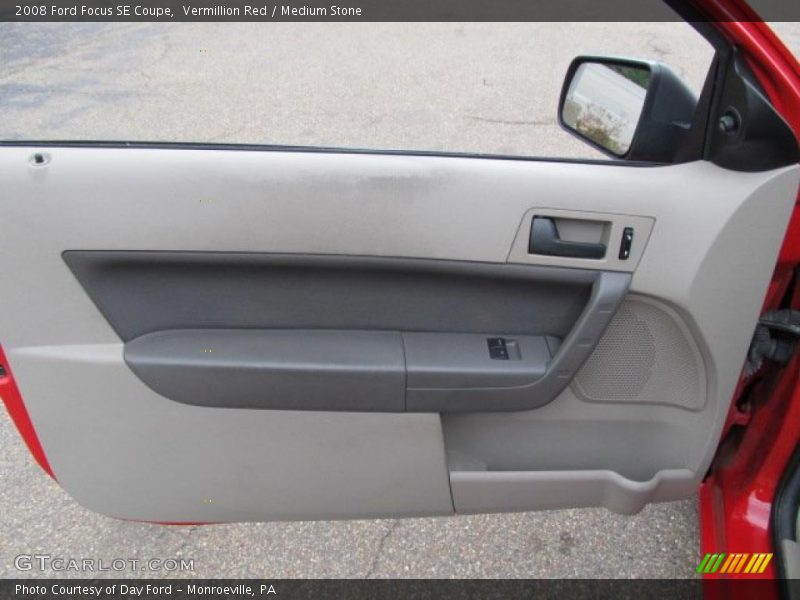 Vermillion Red / Medium Stone 2008 Ford Focus SE Coupe