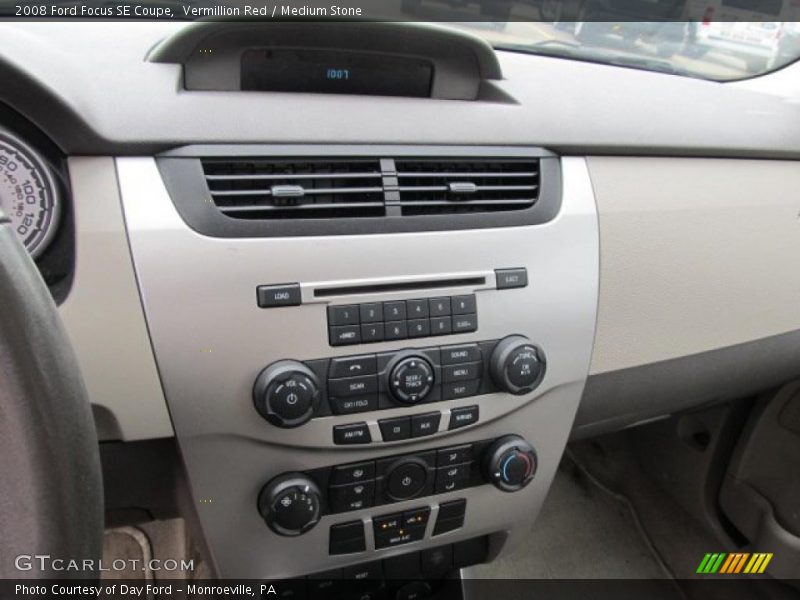 Vermillion Red / Medium Stone 2008 Ford Focus SE Coupe