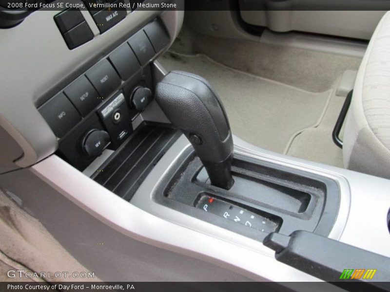 Vermillion Red / Medium Stone 2008 Ford Focus SE Coupe