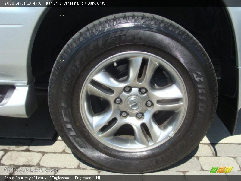 Titanium Silver Metallic / Dark Gray 2008 Lexus GX 470