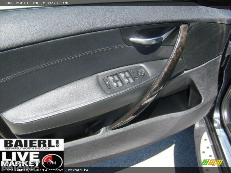 Jet Black / Black 2008 BMW X3 3.0si
