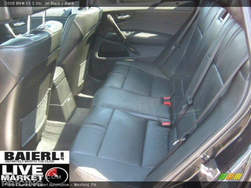 Jet Black / Black 2008 BMW X3 3.0si