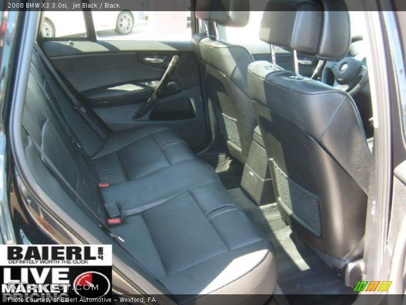 Jet Black / Black 2008 BMW X3 3.0si