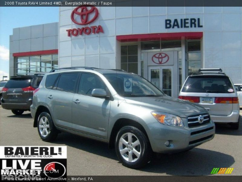 Everglade Metallic / Taupe 2008 Toyota RAV4 Limited 4WD