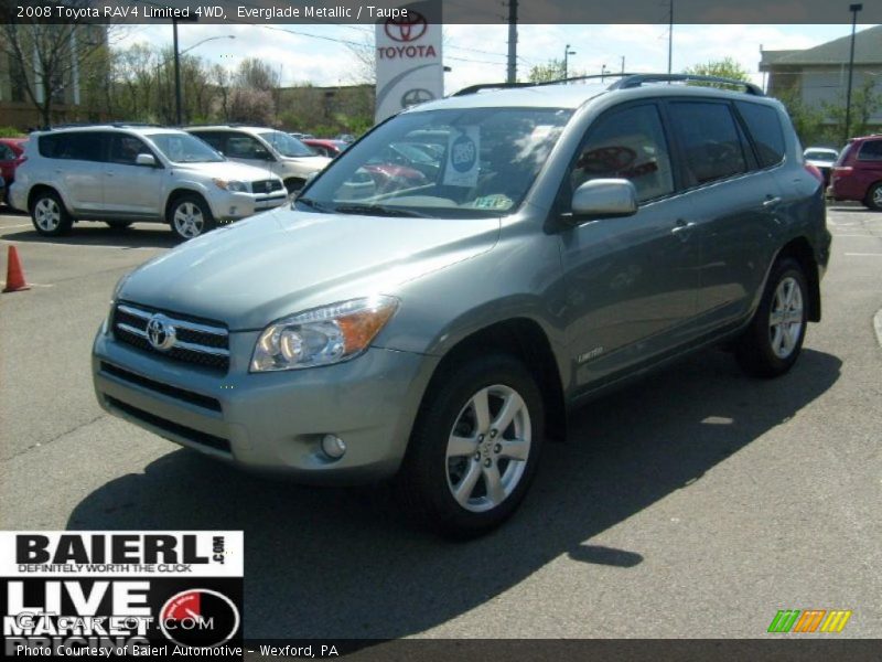 Everglade Metallic / Taupe 2008 Toyota RAV4 Limited 4WD