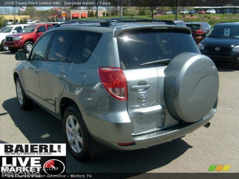 Everglade Metallic / Taupe 2008 Toyota RAV4 Limited 4WD