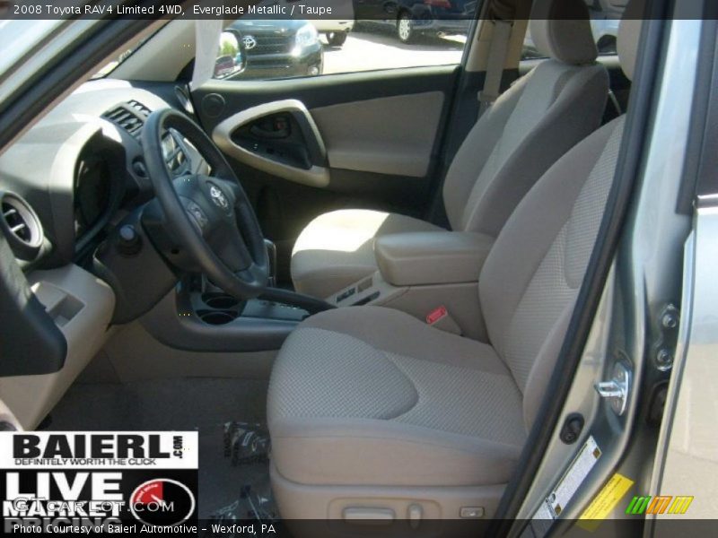 Everglade Metallic / Taupe 2008 Toyota RAV4 Limited 4WD