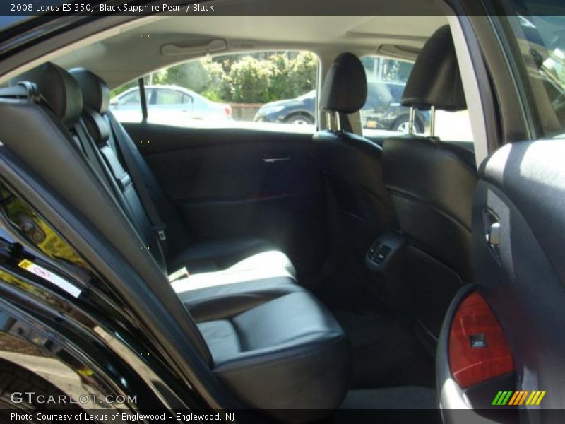 Black Sapphire Pearl / Black 2008 Lexus ES 350