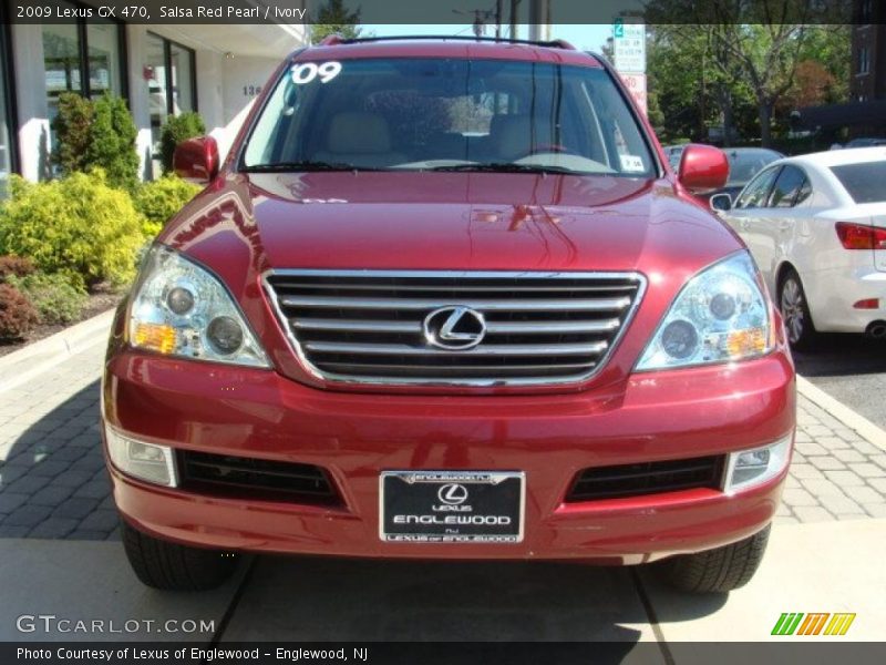 Salsa Red Pearl / Ivory 2009 Lexus GX 470