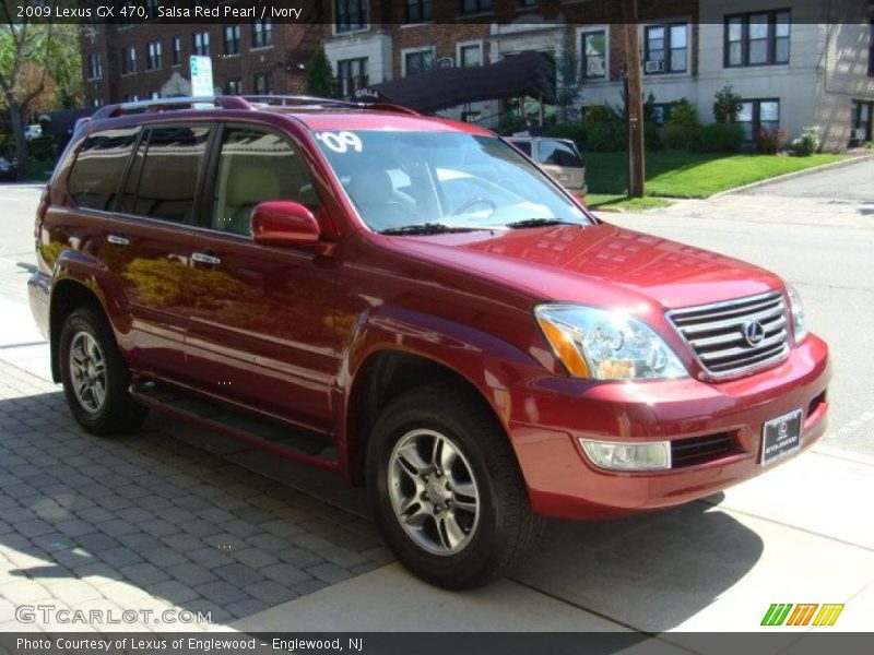 Salsa Red Pearl / Ivory 2009 Lexus GX 470