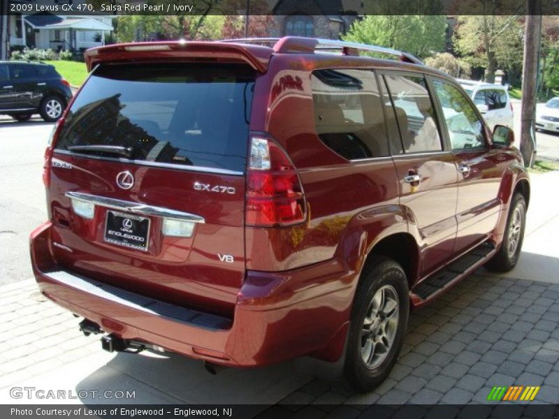 Salsa Red Pearl / Ivory 2009 Lexus GX 470