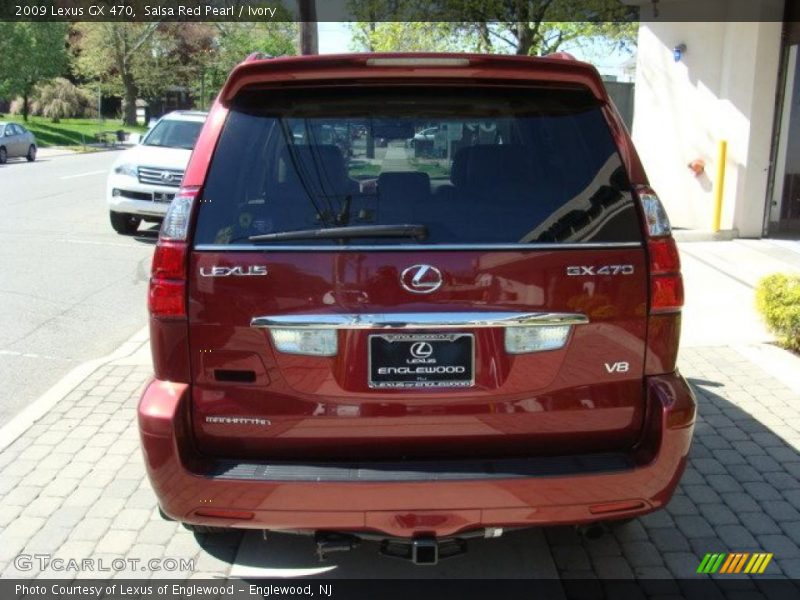 Salsa Red Pearl / Ivory 2009 Lexus GX 470