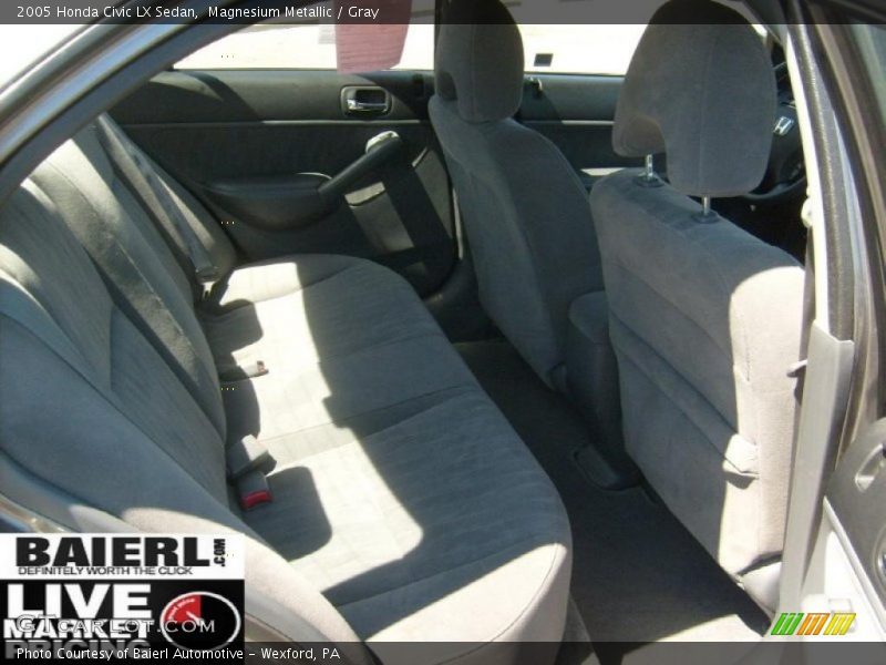 Magnesium Metallic / Gray 2005 Honda Civic LX Sedan