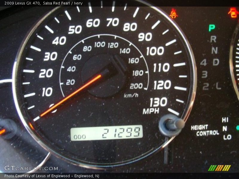Salsa Red Pearl / Ivory 2009 Lexus GX 470