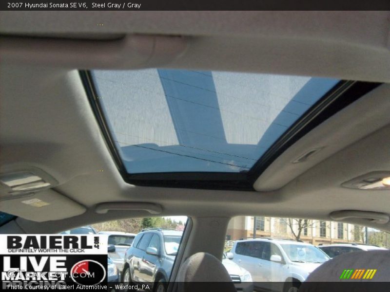 Steel Gray / Gray 2007 Hyundai Sonata SE V6
