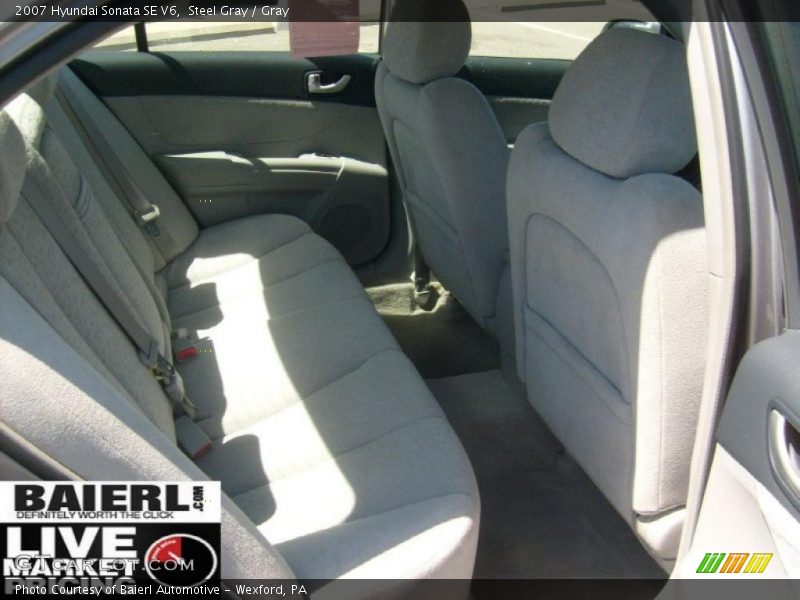Steel Gray / Gray 2007 Hyundai Sonata SE V6