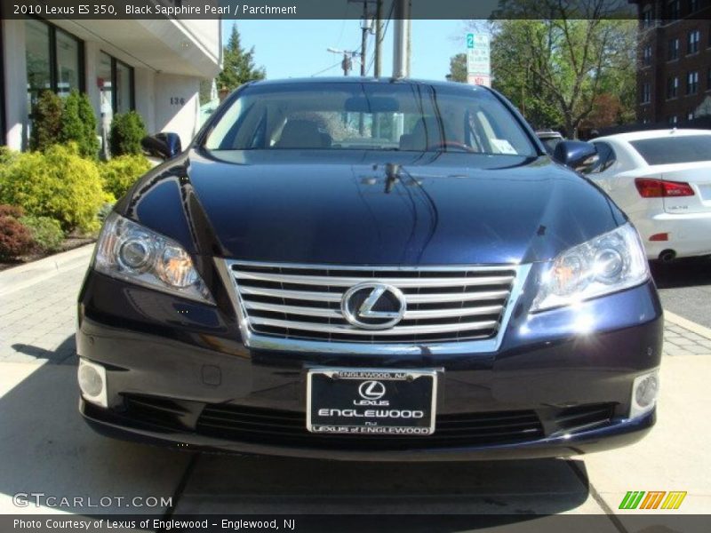 Black Sapphire Pearl / Parchment 2010 Lexus ES 350