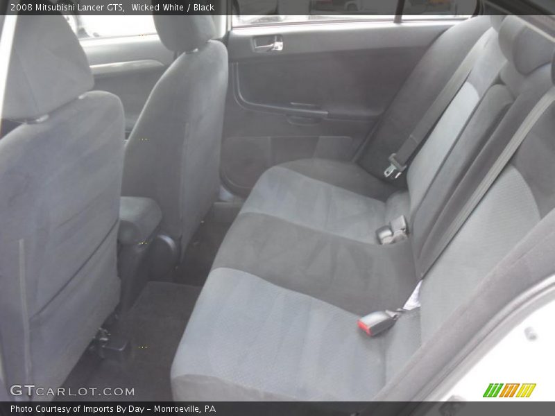 Wicked White / Black 2008 Mitsubishi Lancer GTS