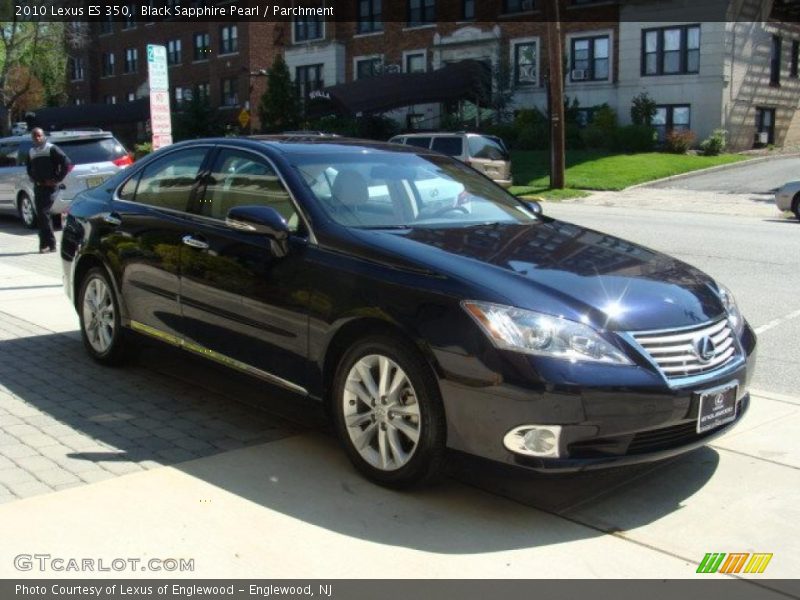 Black Sapphire Pearl / Parchment 2010 Lexus ES 350