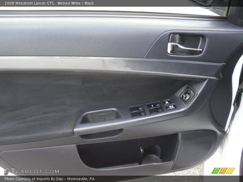 Wicked White / Black 2008 Mitsubishi Lancer GTS