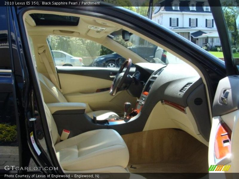 Black Sapphire Pearl / Parchment 2010 Lexus ES 350