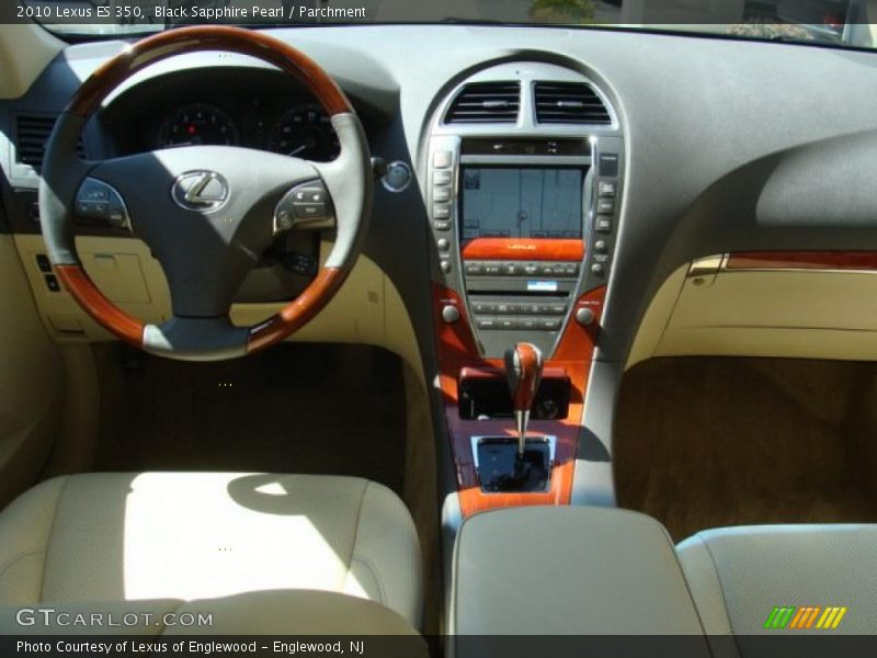 Black Sapphire Pearl / Parchment 2010 Lexus ES 350