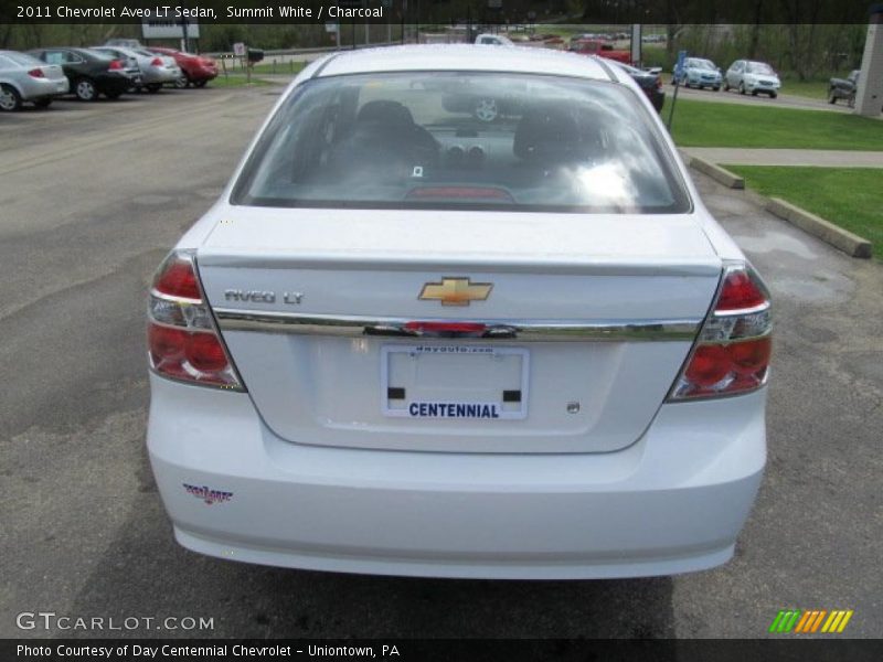 Summit White / Charcoal 2011 Chevrolet Aveo LT Sedan