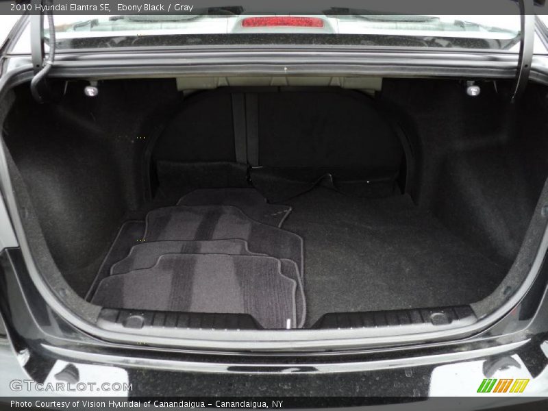 Ebony Black / Gray 2010 Hyundai Elantra SE
