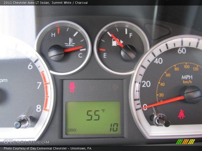 Summit White / Charcoal 2011 Chevrolet Aveo LT Sedan