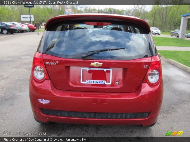 Sport Red / Charcoal 2011 Chevrolet Aveo Aveo5 LT