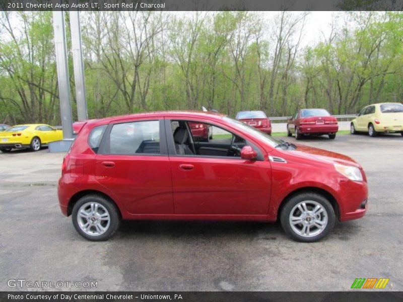 Sport Red / Charcoal 2011 Chevrolet Aveo Aveo5 LT