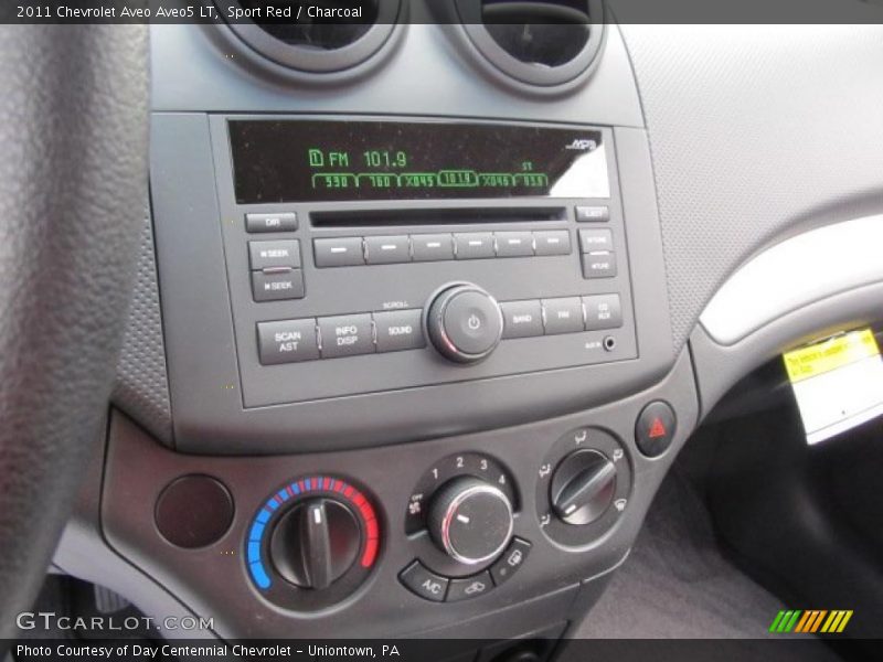 Sport Red / Charcoal 2011 Chevrolet Aveo Aveo5 LT