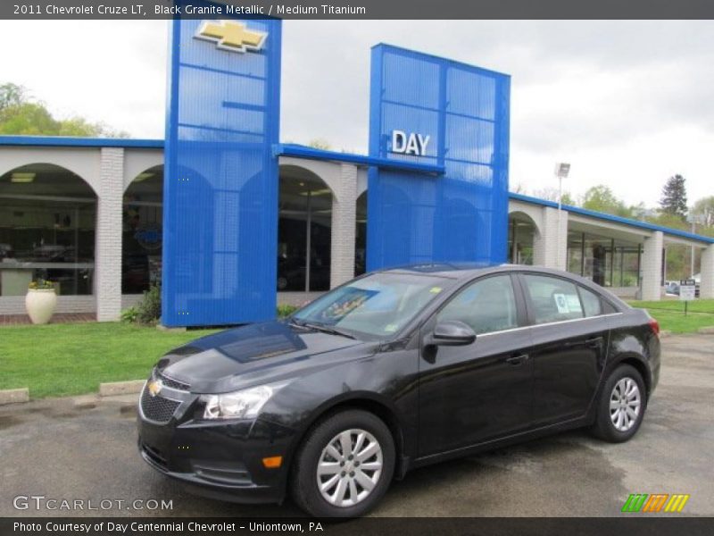 Black Granite Metallic / Medium Titanium 2011 Chevrolet Cruze LT