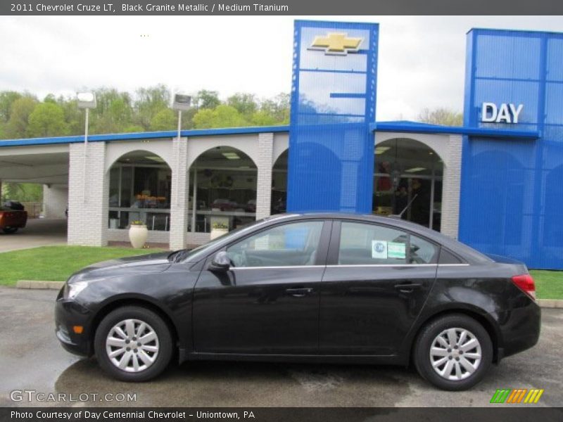 Black Granite Metallic / Medium Titanium 2011 Chevrolet Cruze LT