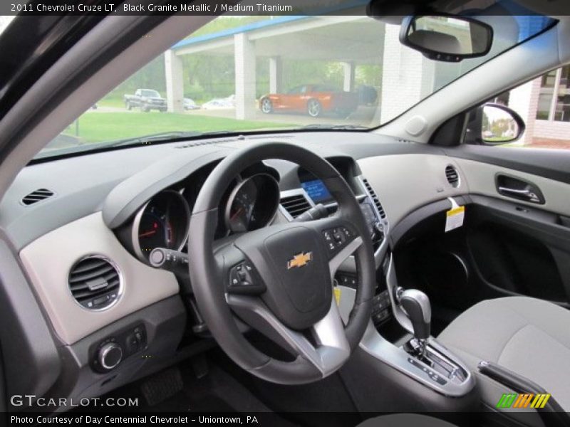 Black Granite Metallic / Medium Titanium 2011 Chevrolet Cruze LT