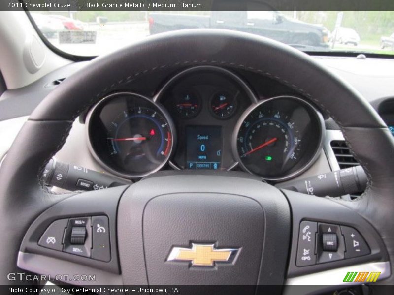 Black Granite Metallic / Medium Titanium 2011 Chevrolet Cruze LT